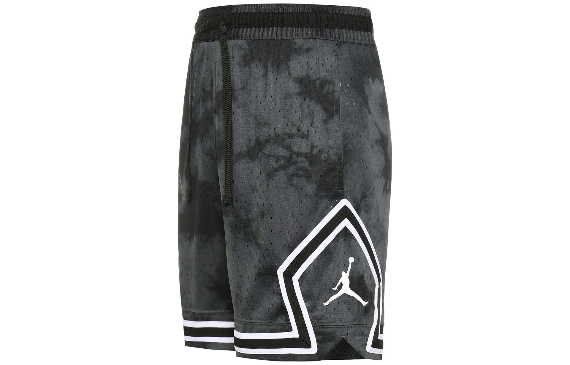 Jordan Logo Striped Shorts Black — фото 1