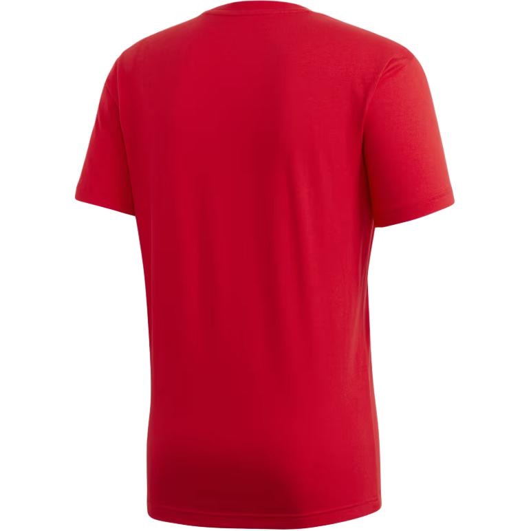 Adidas neo Casual Breathable Letter T-Shirt Red — фото 1