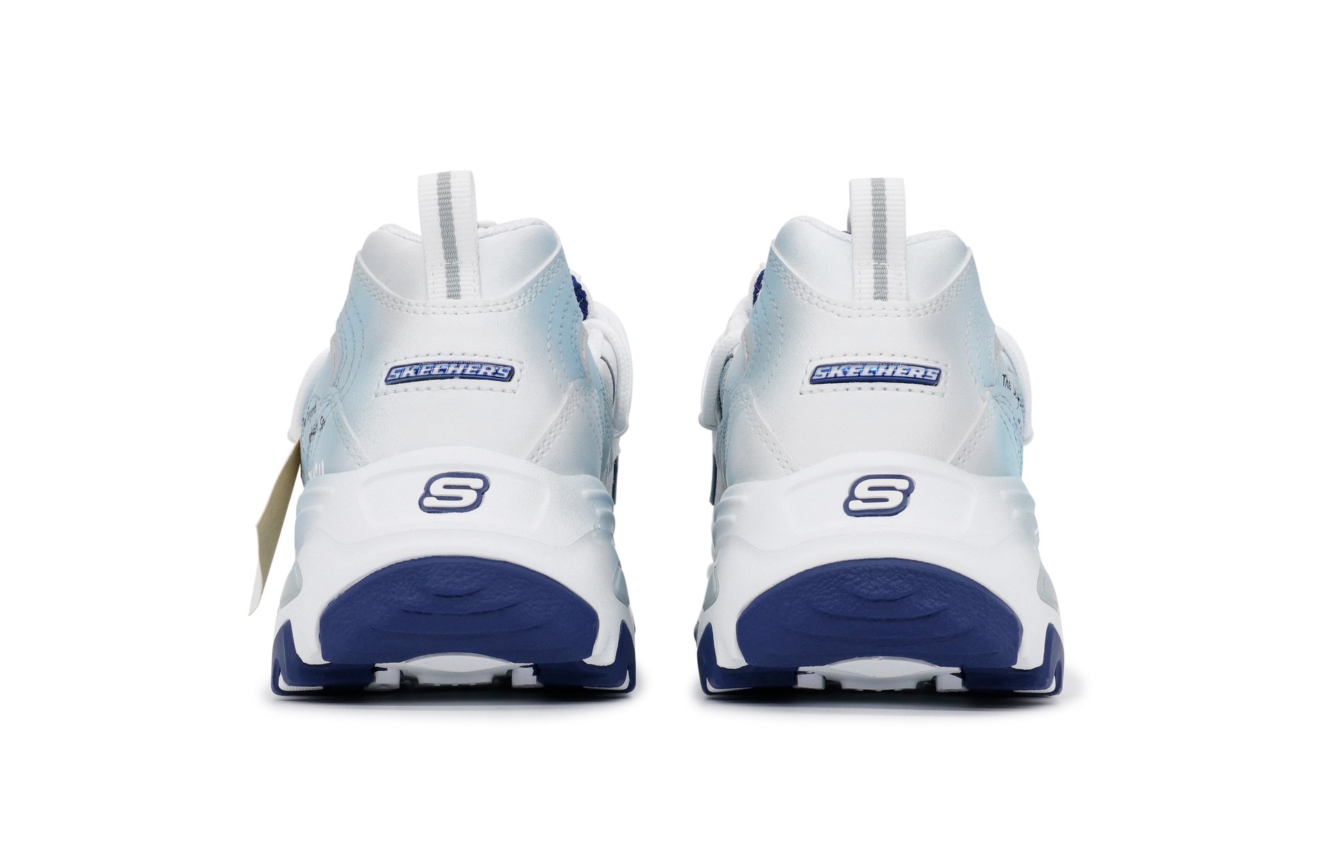Skechers D'LITES 1.0 White Blue — фото 9