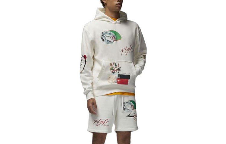 Jordan Hoodie White — фото 2