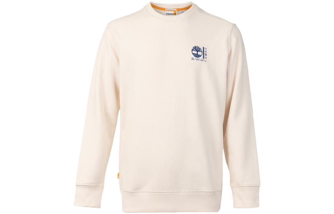 Timberland Printed Crewneck Sweatshirt White — фото 1