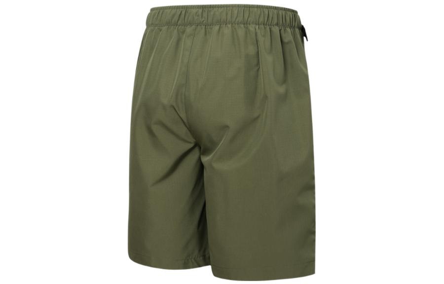 Puma Logo Print Shorts Green — фото 1