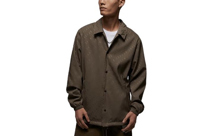 Jordan Essential Coach Jacket Beige — фото 2