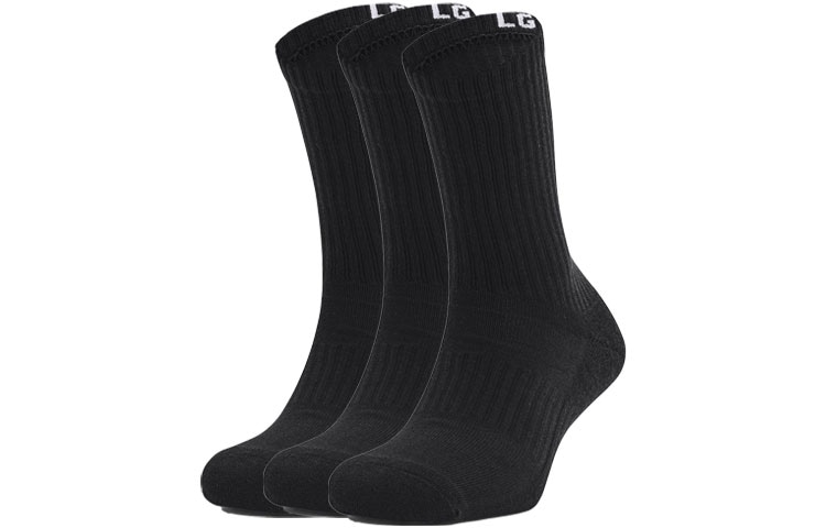 Under Armour Core Crew Socks 3-Pack Black