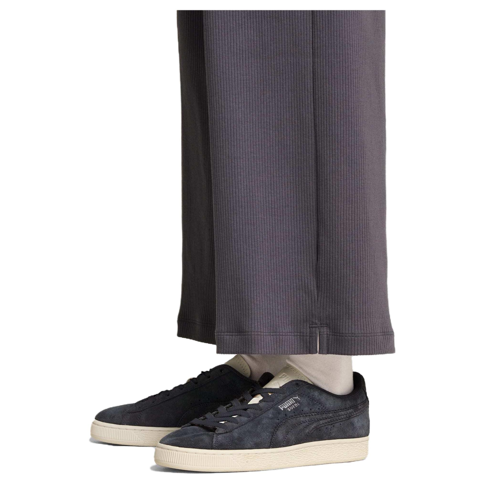 Puma Suede Premium Black Grey — фото 9