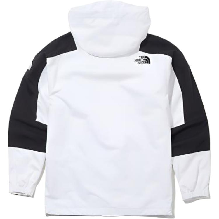 The North Face Logo Colorblock Hoodie Jacket White — фото 1
