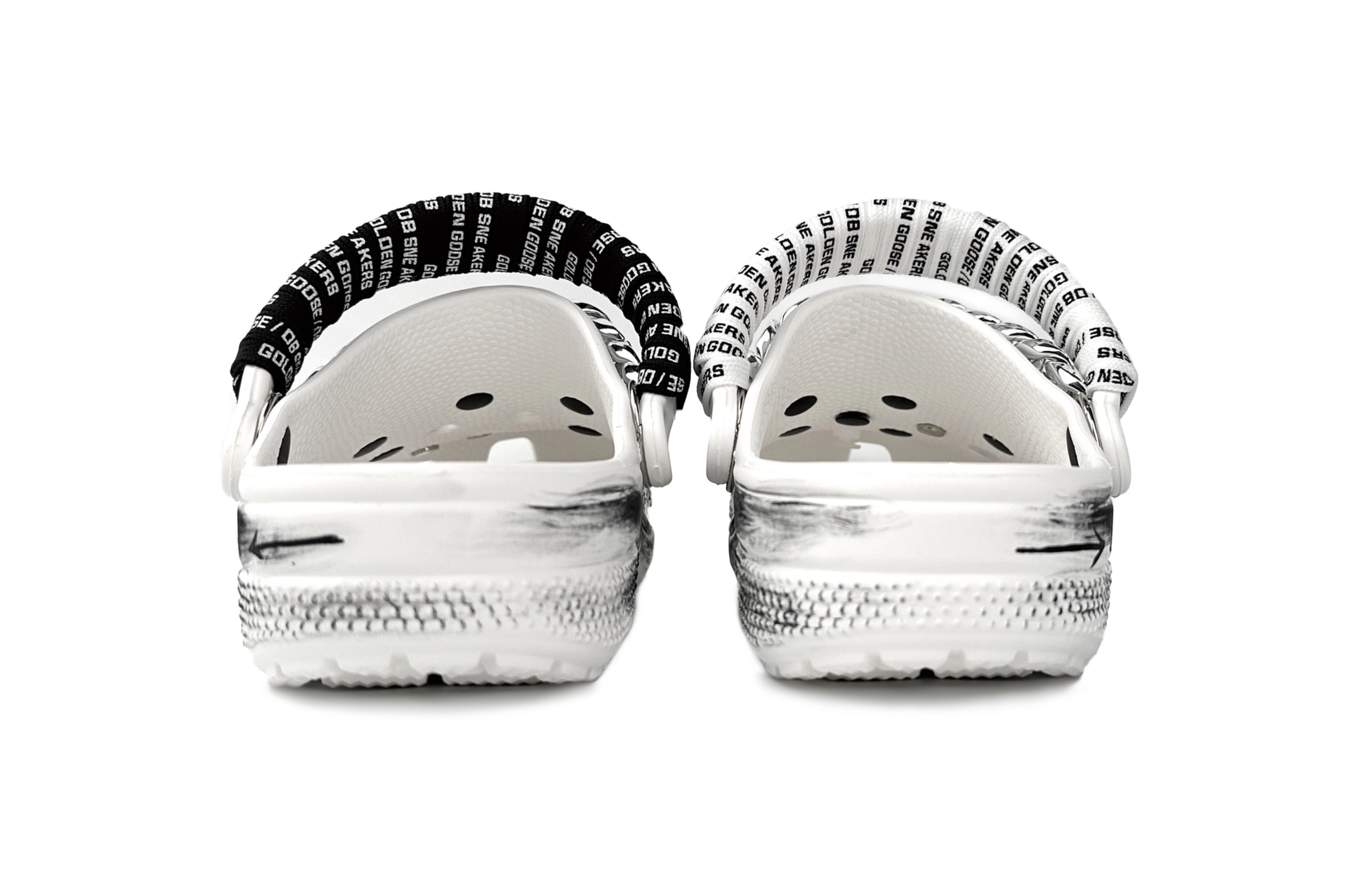 Crocs Classic Clog Black White — фото 9
