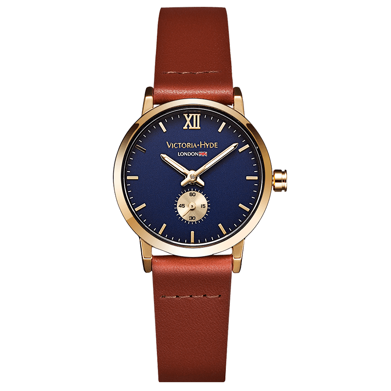 Часы VICTORIA·HYDE/维多利亚·海德 VICTORIA HYDE 28mm Blue Dial Quartz Watch