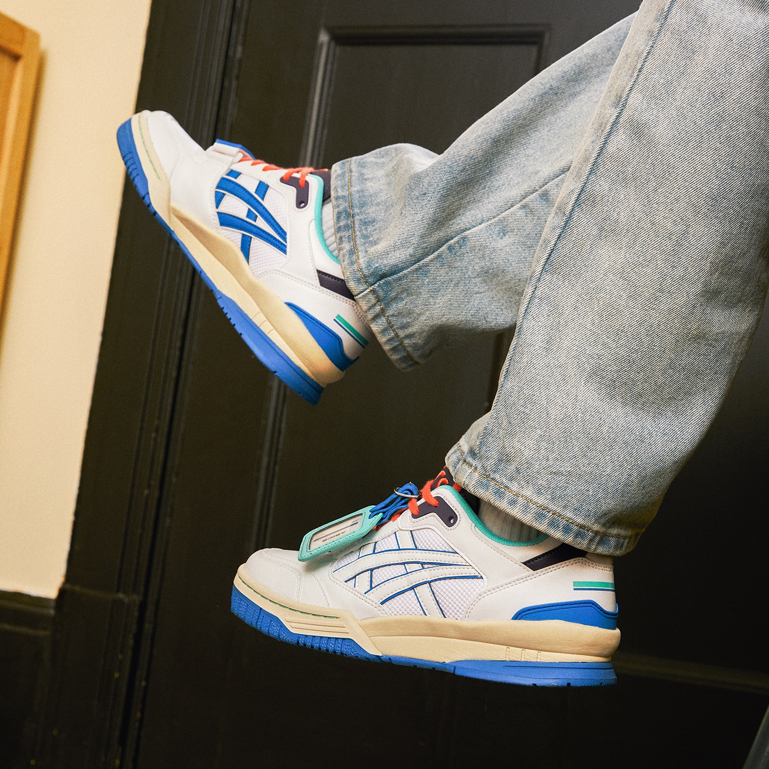 ASICS Gel-Spotlyte Low V2 Blue White — фото 9