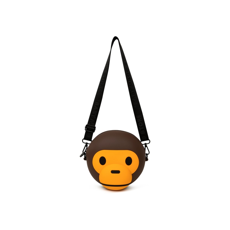 BABY MILO STORE BY A BATHING APE A Bathing Ape Baby Milo FW24 Shoulder Bag Brown