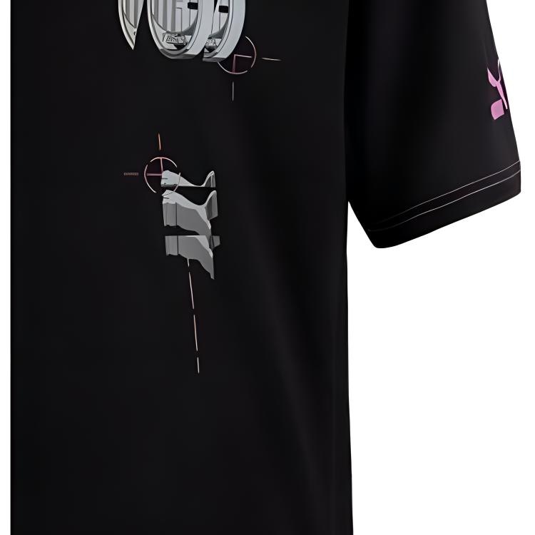 Puma V-Neck Logo Tee Black — фото 2