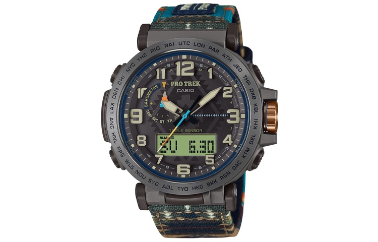 CASIO/卡西欧 CASIO PRO TREK Pendleton 100 PRG-601PE-5DR