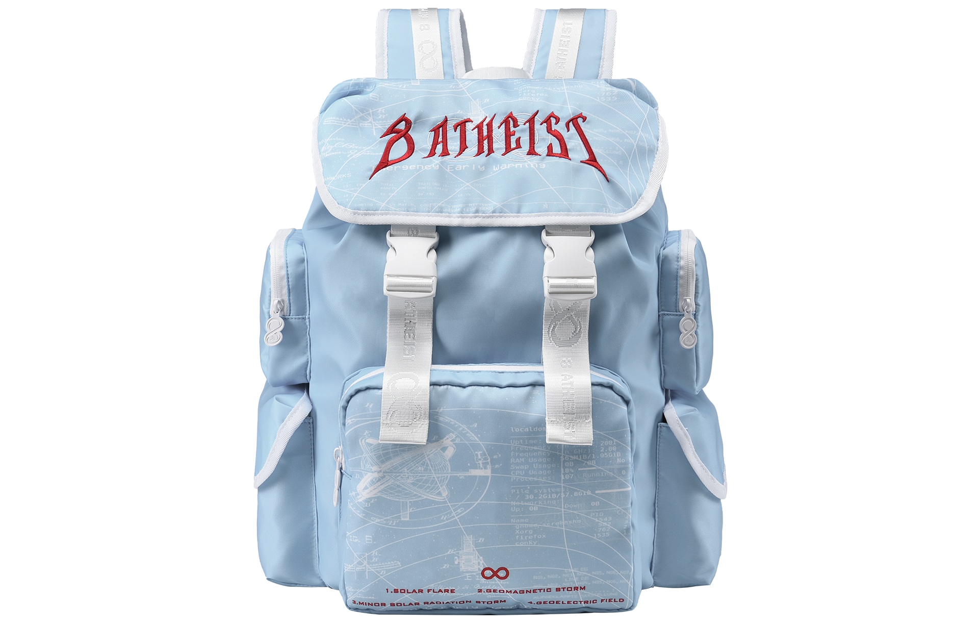 8atheist Backpack Blue