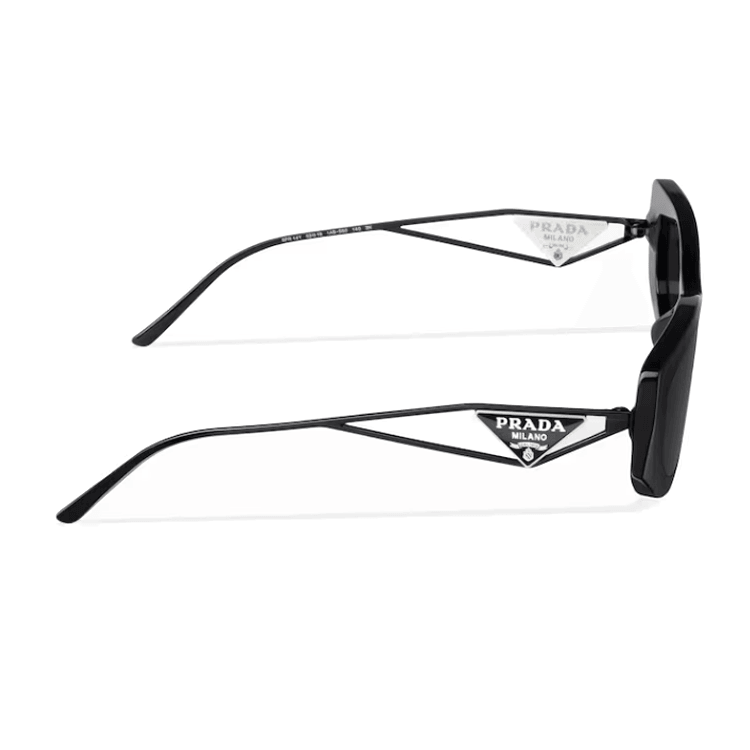 Prada Rectangular Sunglasses Black — фото 3