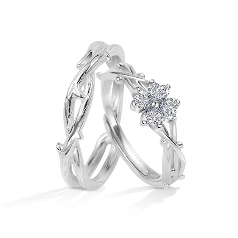 AKAK Lucky Clover Adjustable Ring