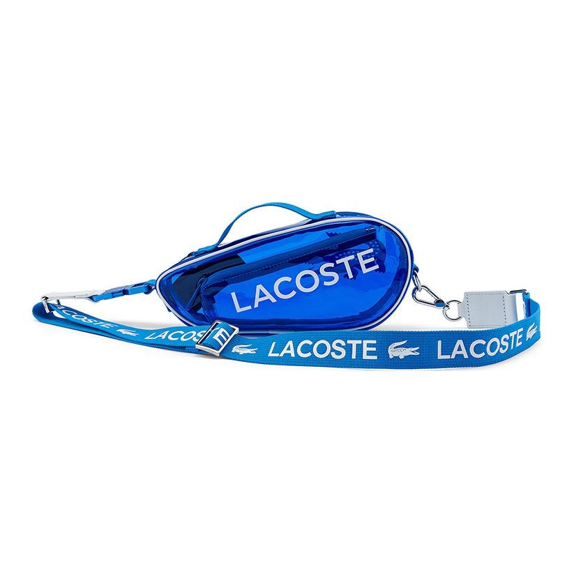Lacoste PVC Shoulder Bag Blue