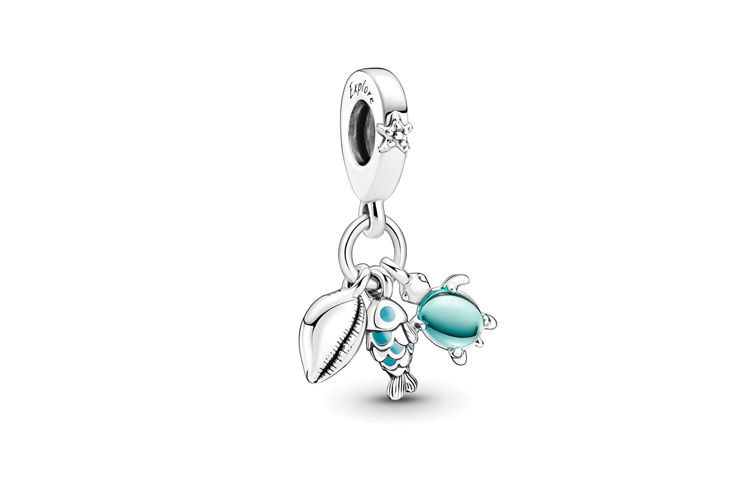 Pandora Moments Fish Turtle Shell Charm