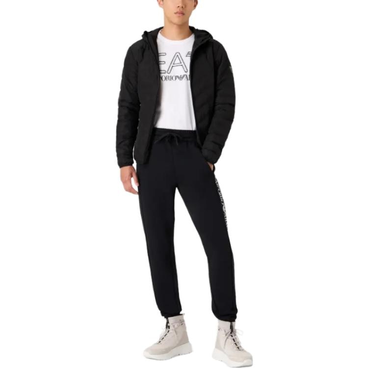 Emporio Armani EA7 Logo Long Sleeve T-Shirt — фото 4