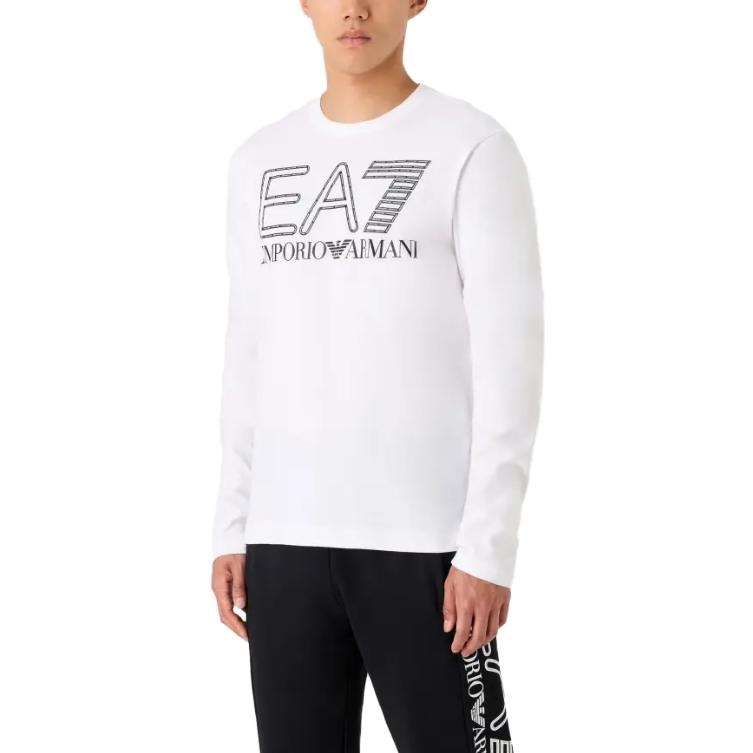 Emporio Armani EA7 Logo Long Sleeve T-Shirt — фото 3