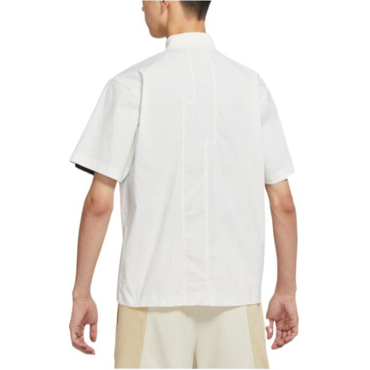 Jordan FW22 White Logo Zip Shirt — фото 3