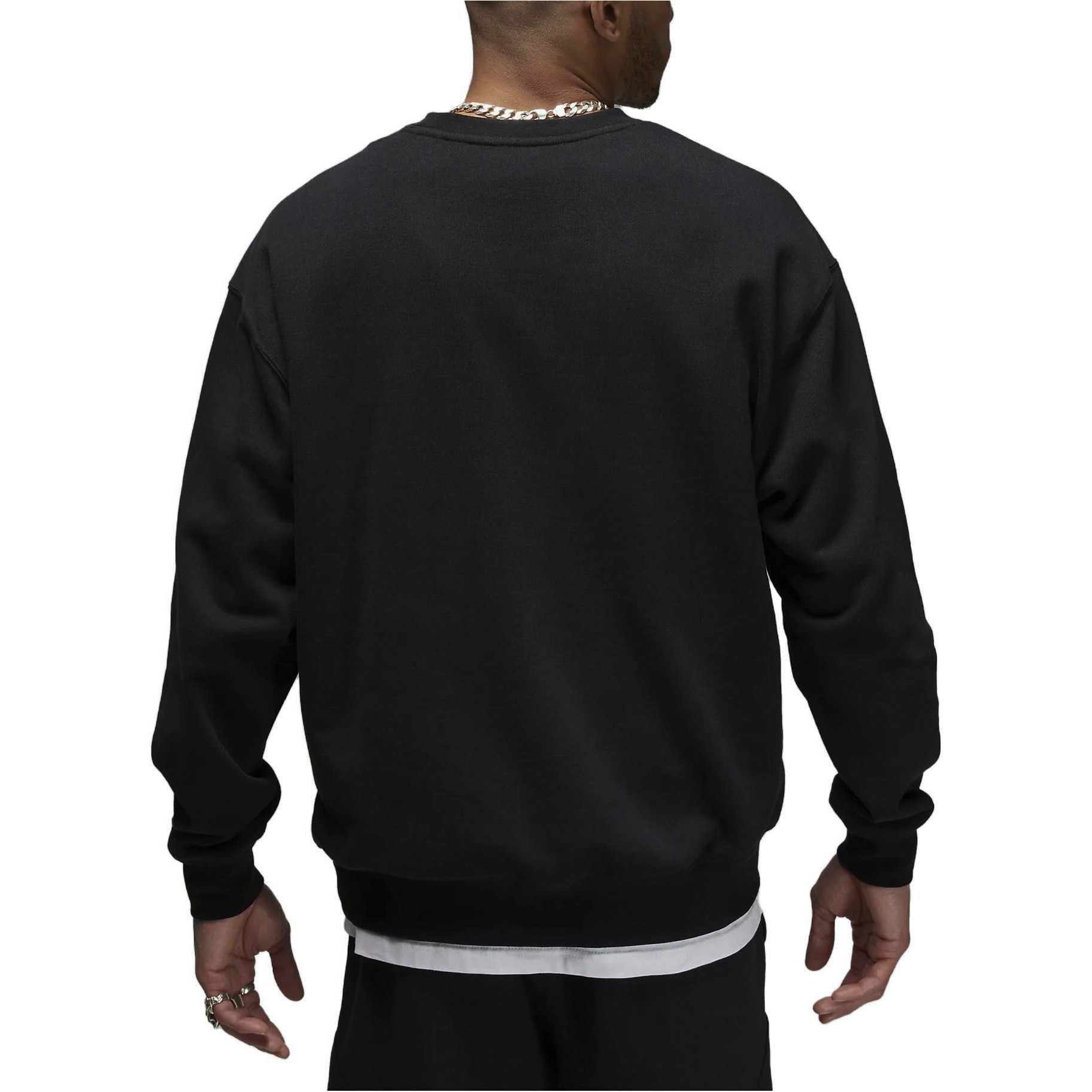 Jordan Logo Crewneck Sweatshirt Black — фото 3