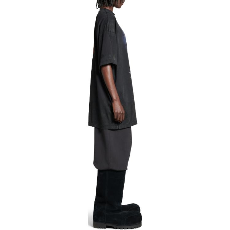 Balenciaga FW24 Black T-Shirt — фото 6