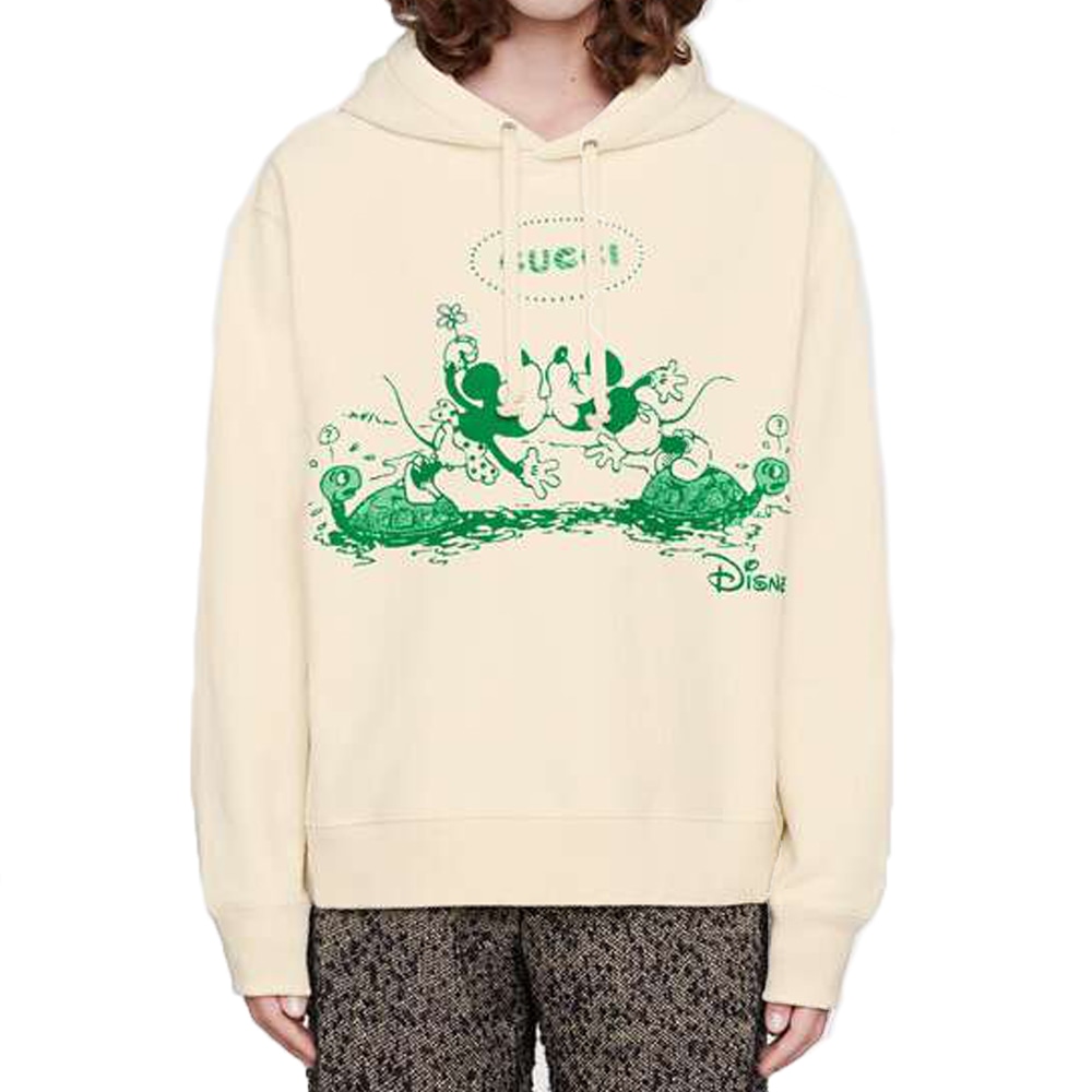 Gucci x Disney Mickey Hoodie Off-White — фото 3