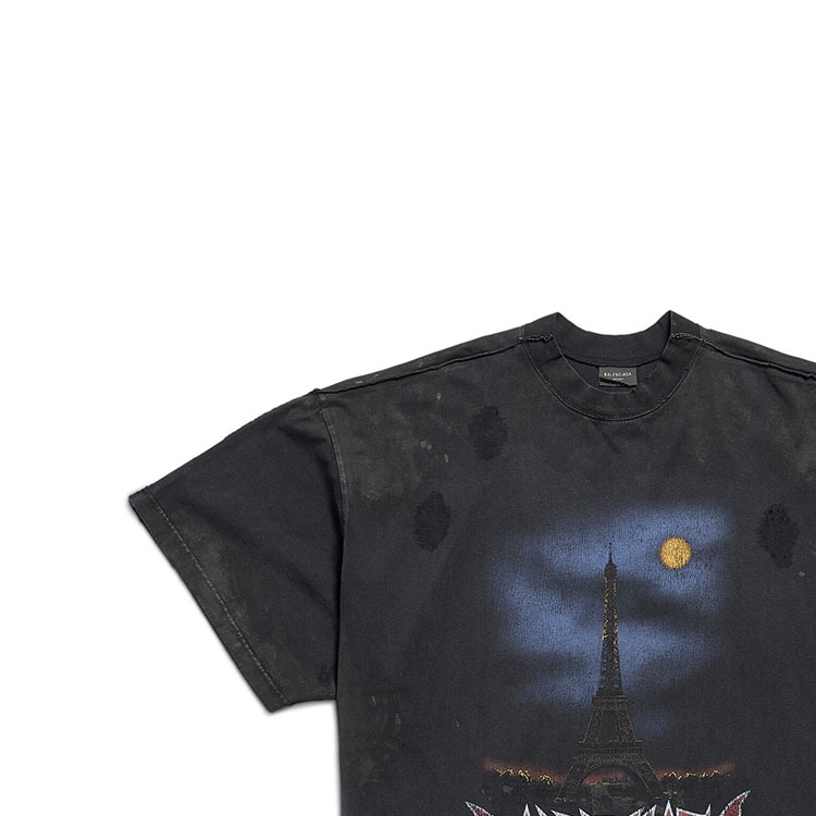 Balenciaga FW24 Black T-Shirt — фото 8