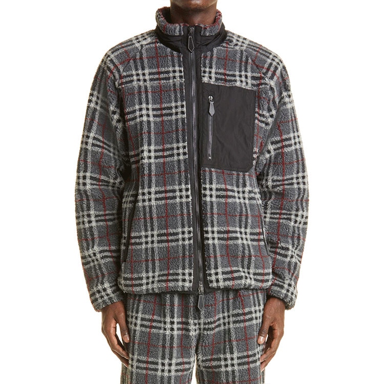 Burberry Check Fleece Jacket — фото 3