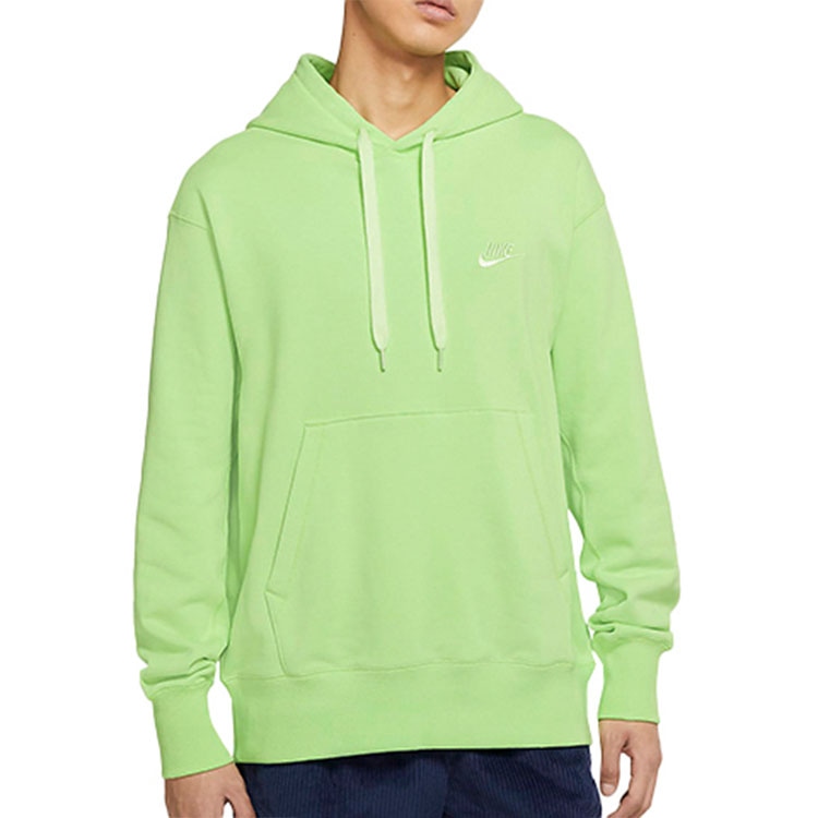 Nike Sportswear French Terry Hoodie Lime — фото 3