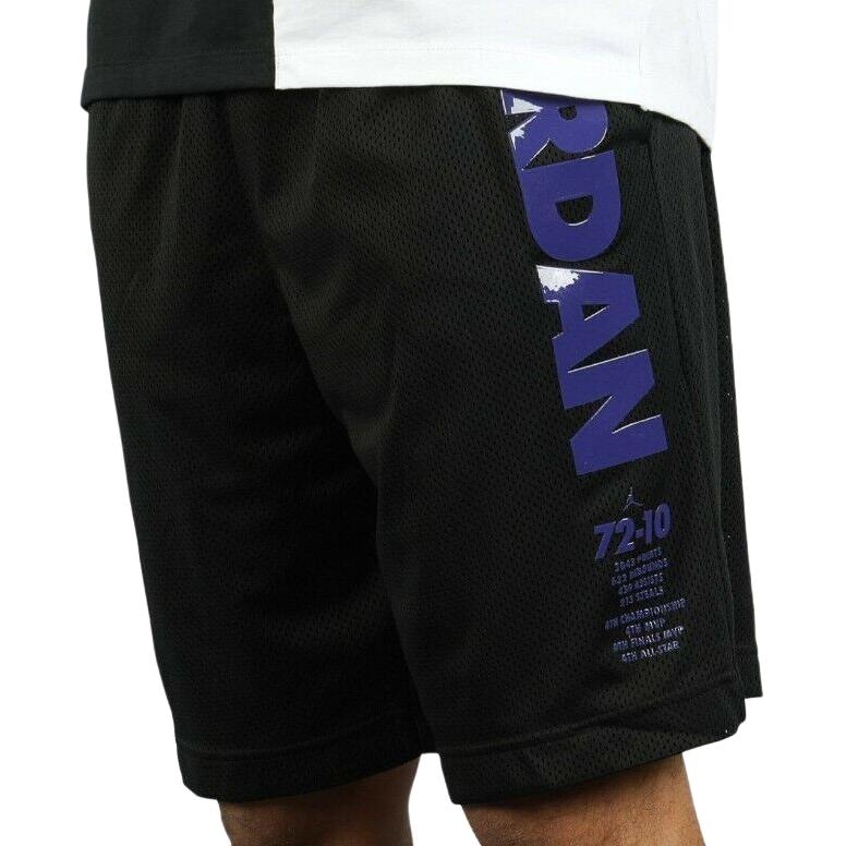 Jordan Logo Print Shorts Black — фото 2