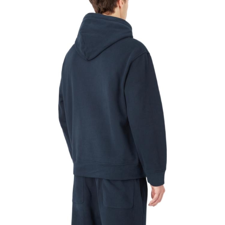 Emporio Armani Hoodie Deep Blue — фото 5