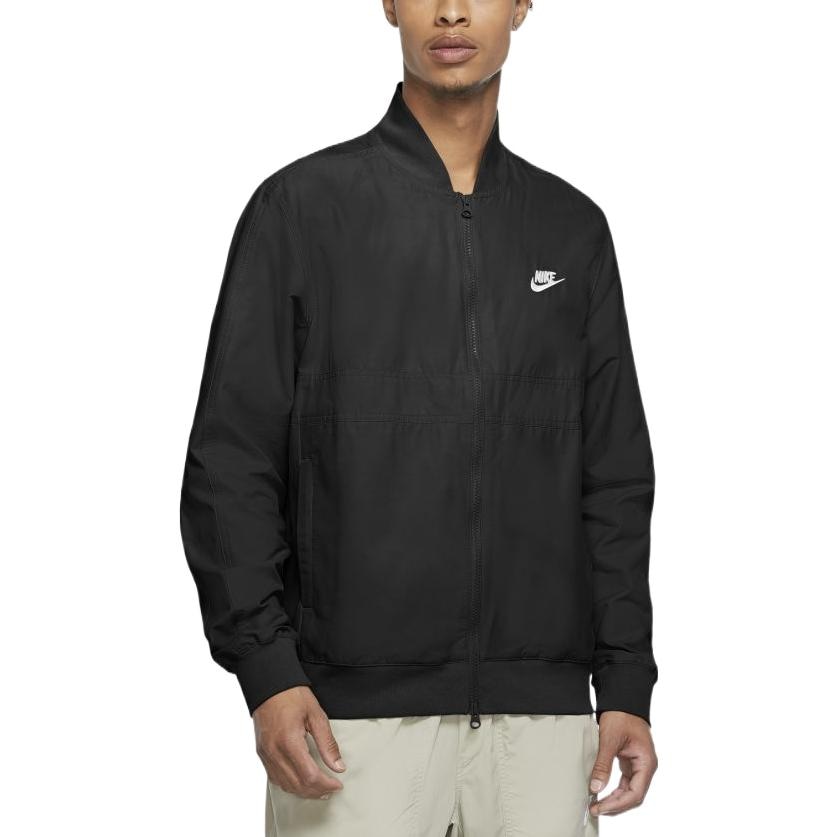 Nike Logo Zip Jacket Black — фото 3