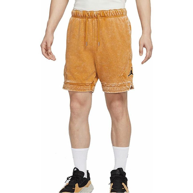 Jordan FW22 Logo Drawstring Shorts Orange — фото 3