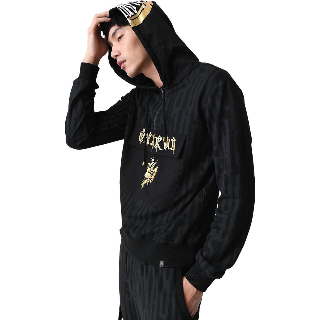 鬼洗 oniarai Hoodie Black — фото 4