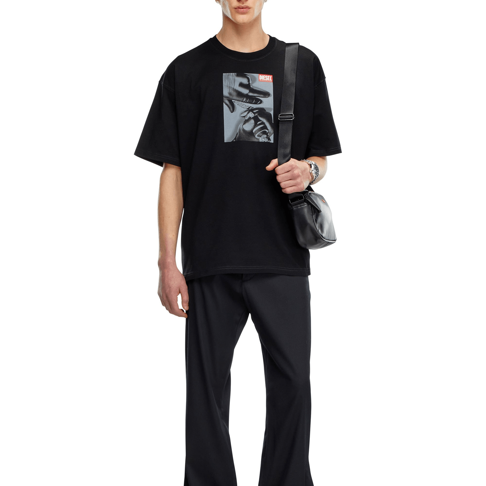 Diesel FW24 Black T-Shirt — фото 1