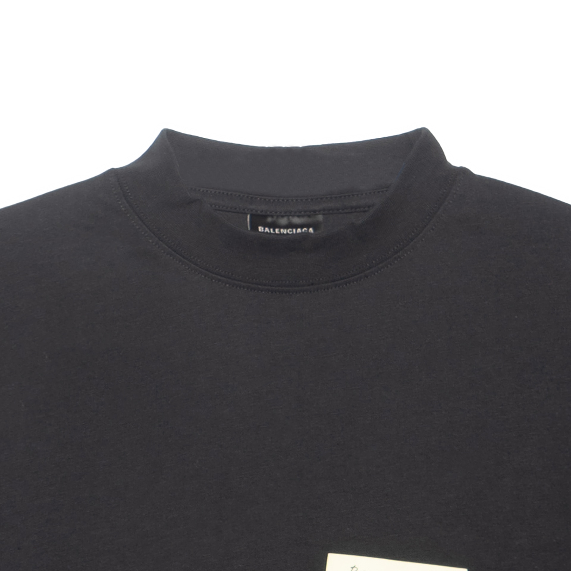 Balenciaga SS23 Oversized T-Shirt Black — фото 5