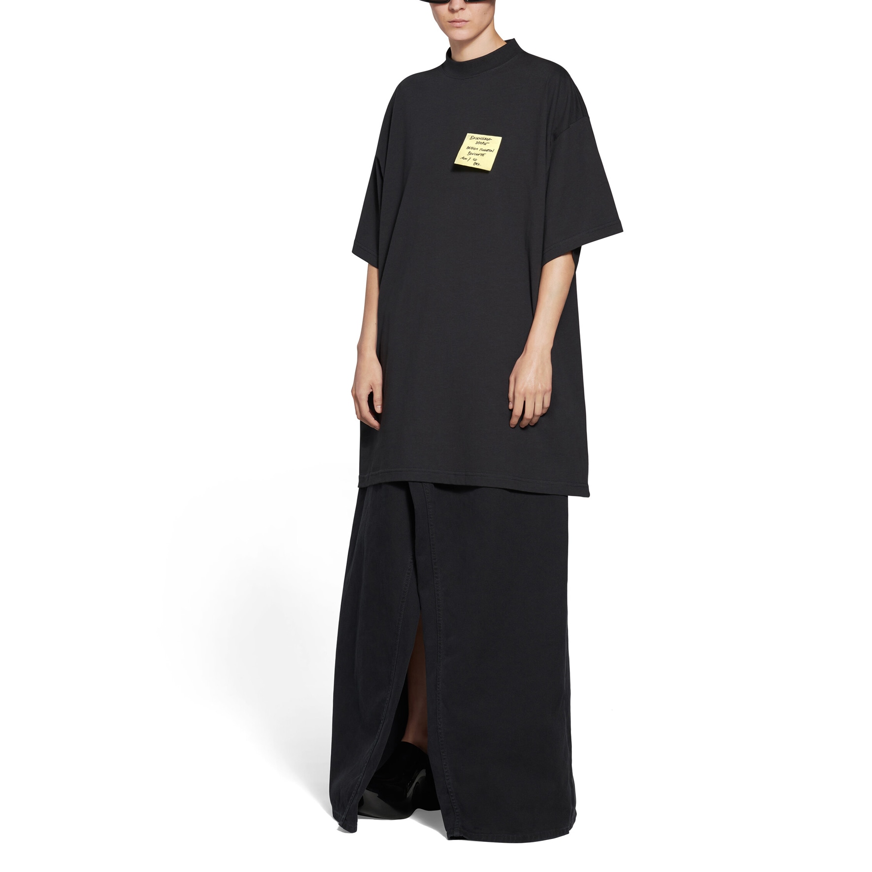 Balenciaga SS23 Oversized T-Shirt Black — фото 2