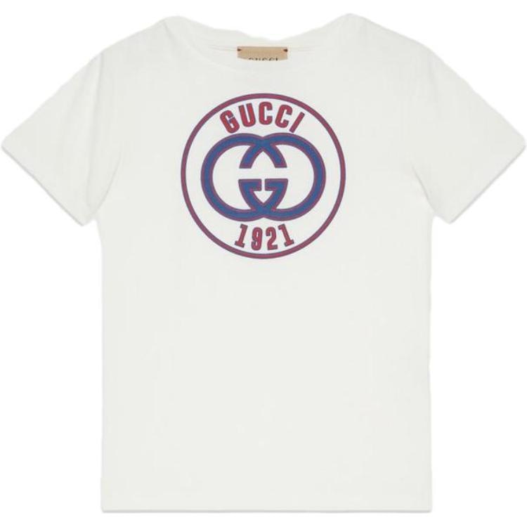 Gucci Geometric Print T-Shirt Beige — фото 2