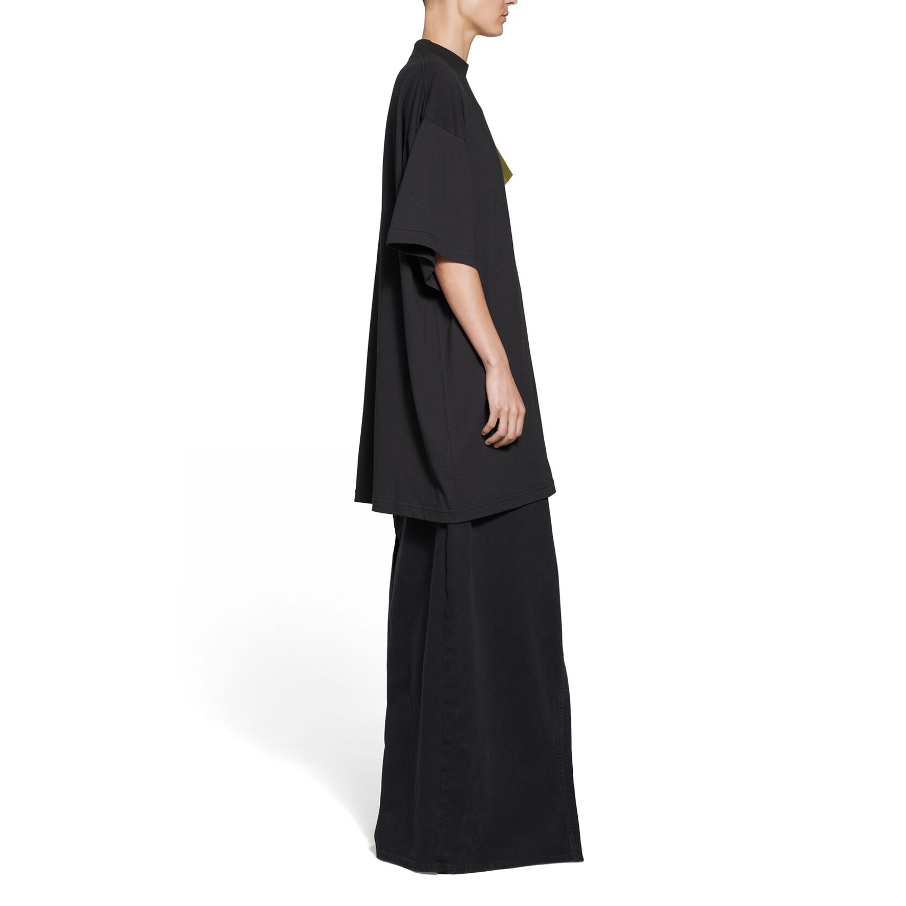 Balenciaga SS23 Oversized T-Shirt Black — фото 4