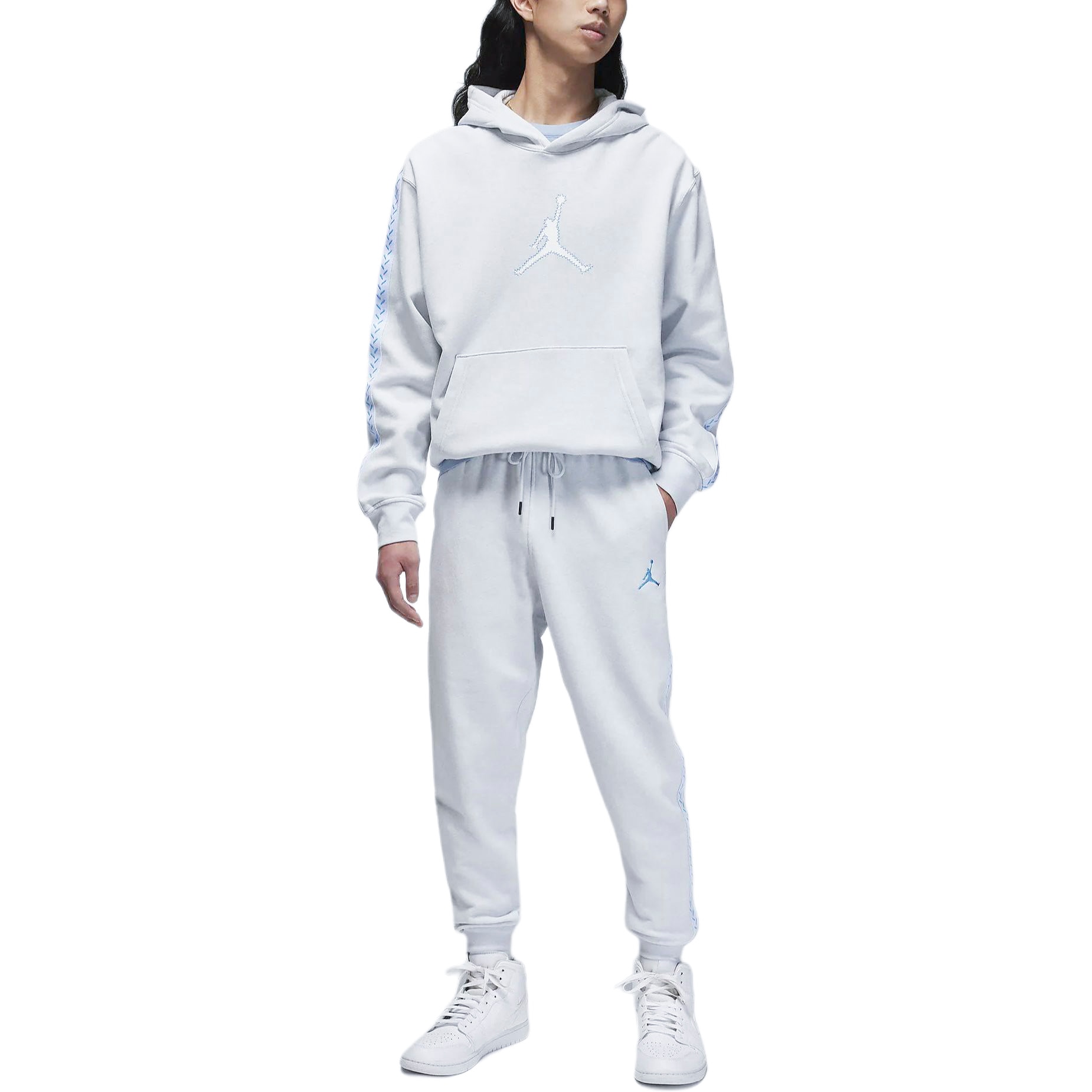 Jordan MVP White Joggers — фото 3