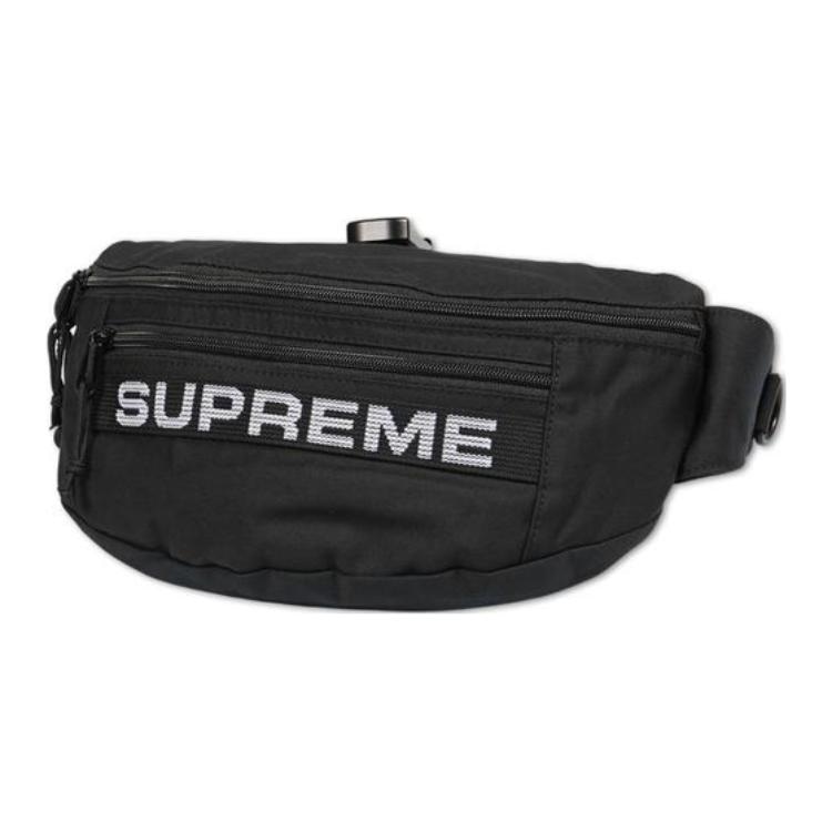 Supreme Nylon Crossbody Bag Black — фото 2