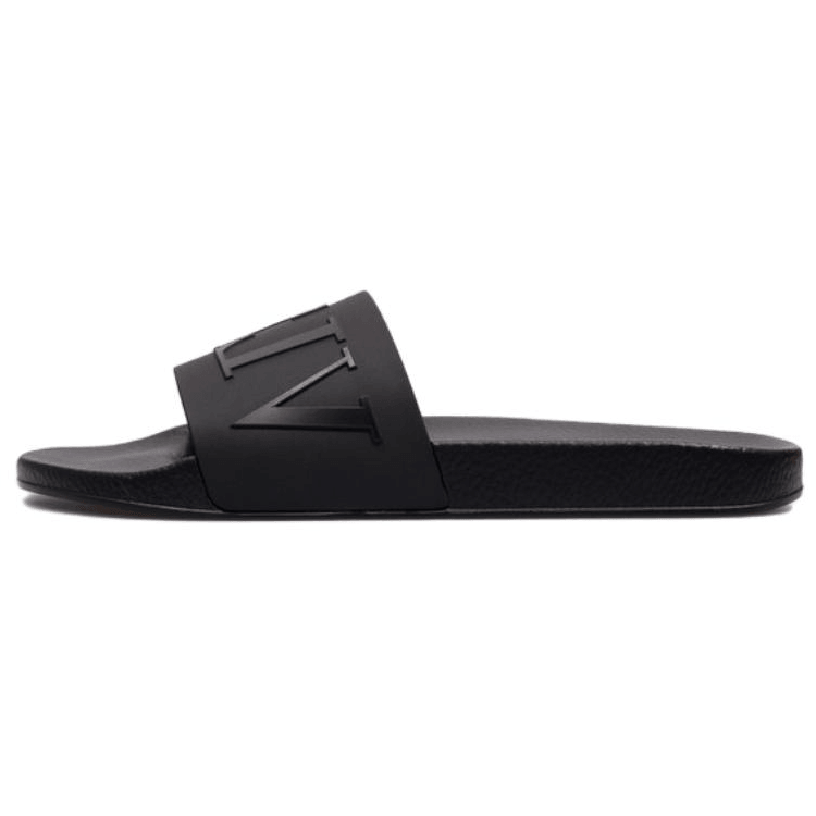 Valentino Slide Sandals Black — фото 5