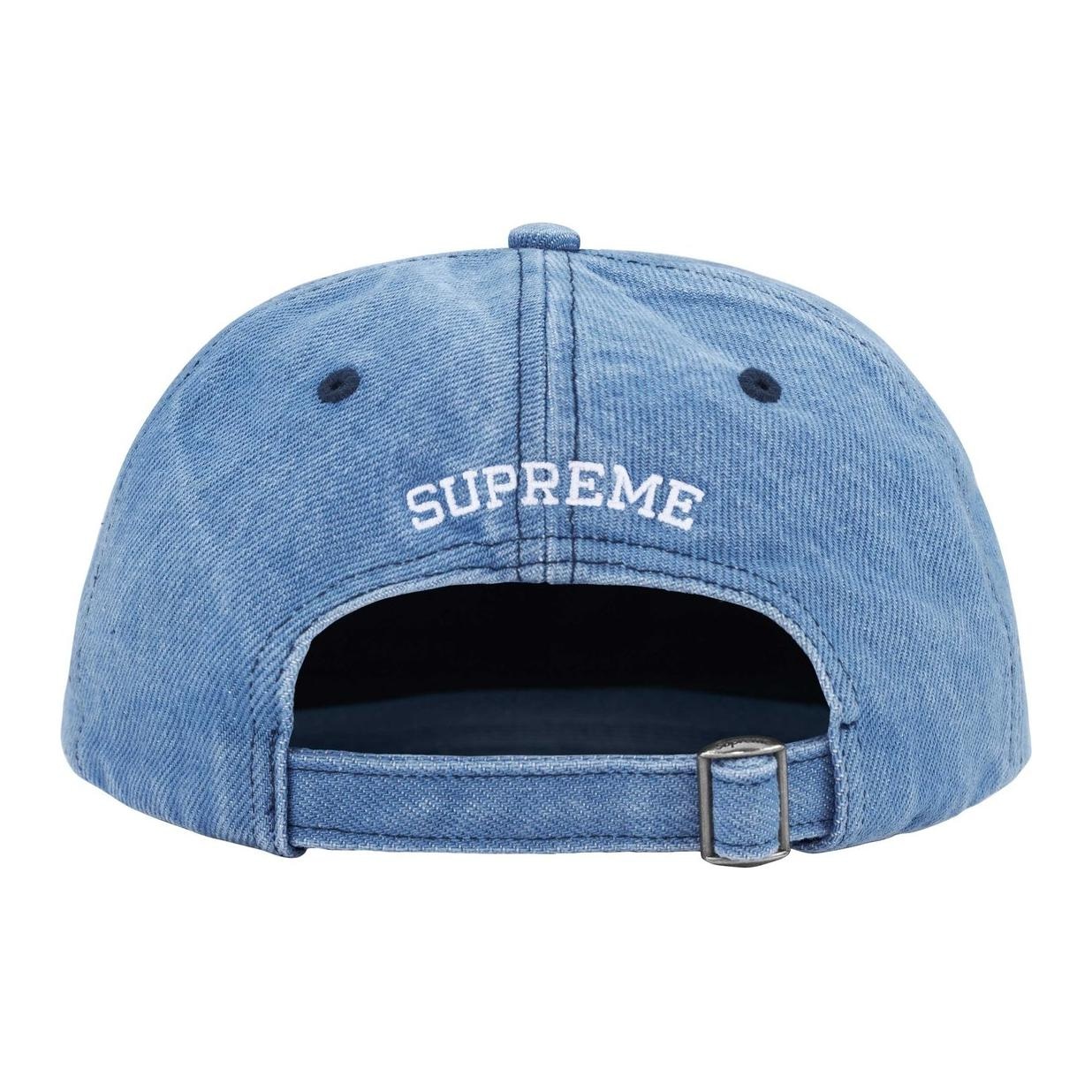 Supreme S Logo 6-Panel Blue — фото 1