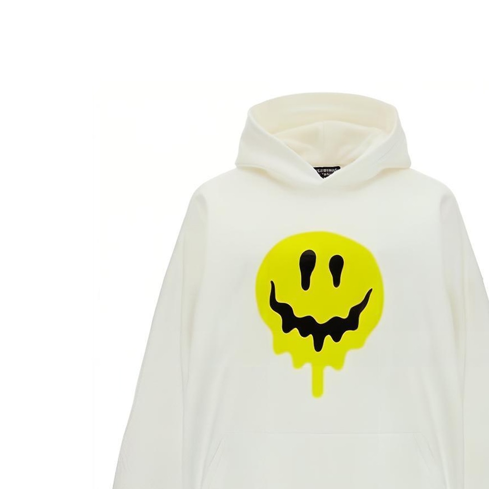 Balenciaga SS22 Smiley Hoodie White — фото 2
