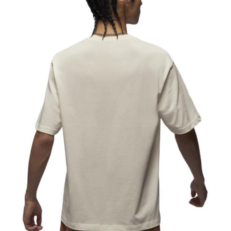 Jordan Crewneck T-Shirt Beige — фото 3
