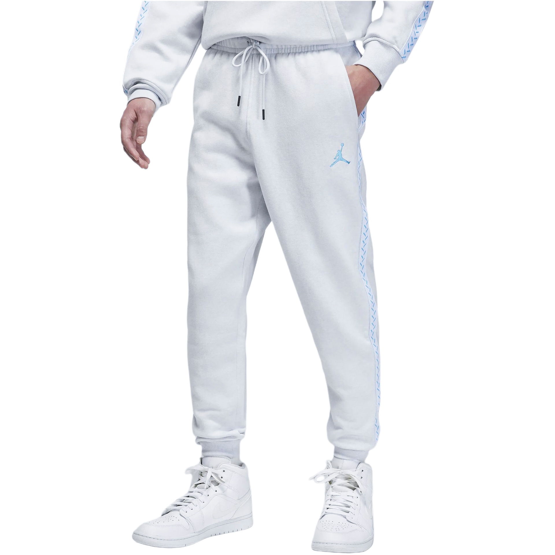 Jordan MVP White Joggers — фото 4