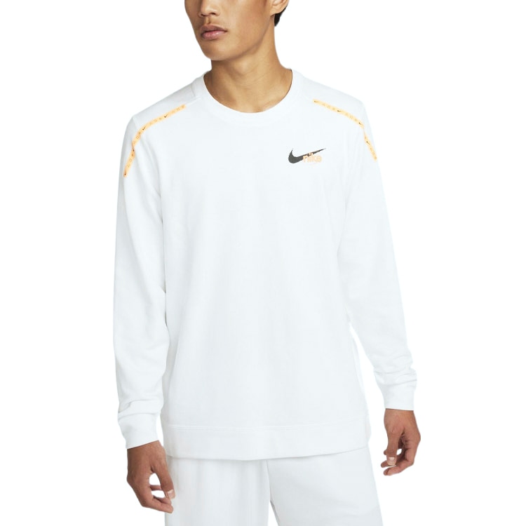 Nike Logo Crewneck Sweatshirt White — фото 3