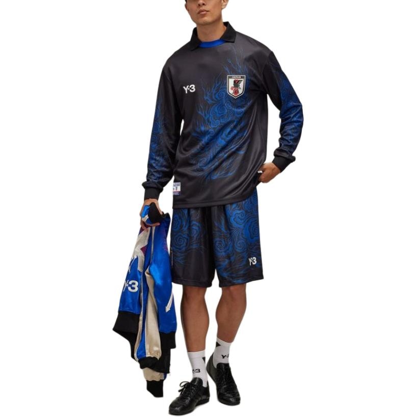 Y-3 x JFA SS24 Long Sleeve Tee Blue — фото 2