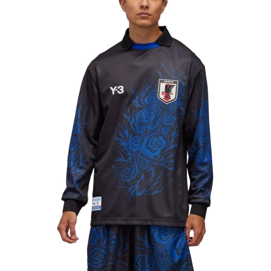 Y-3 x JFA SS24 Long Sleeve Tee Blue — фото 3